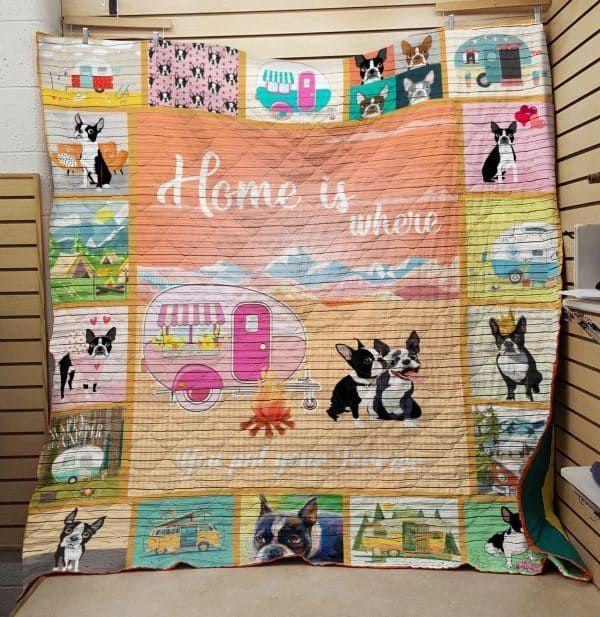 Boston Terrier Quilt Cuvby