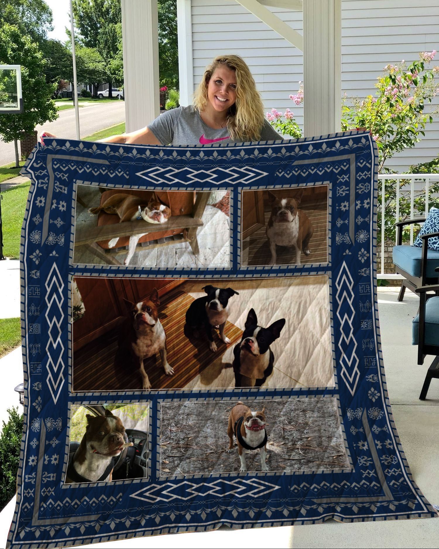 Boston Terrier Quilt Ciare