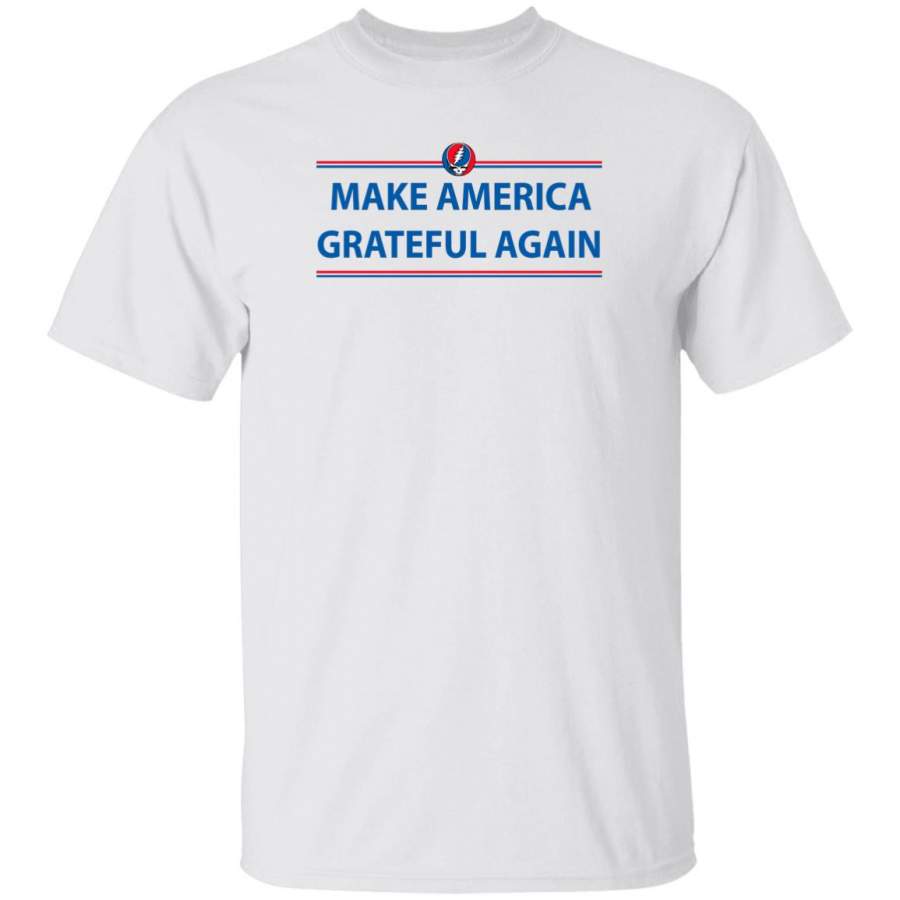 Make America Grateful Again T-Shirt white cotton plus size