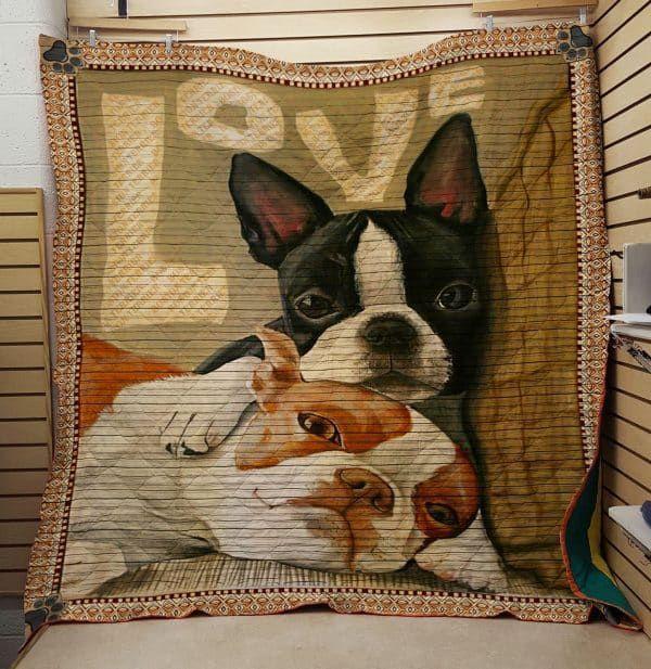 Boston Terrier Quilt Tubio