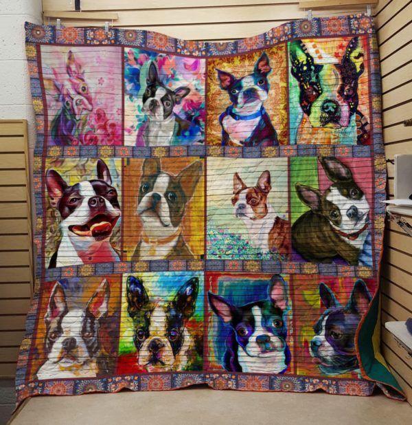 Boston Terrier Quilt Tugog