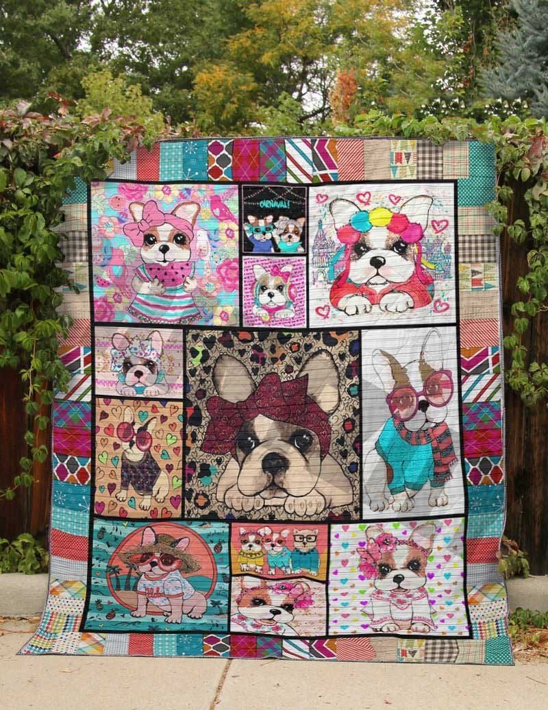 Boston Terrier Quilt Tugnb