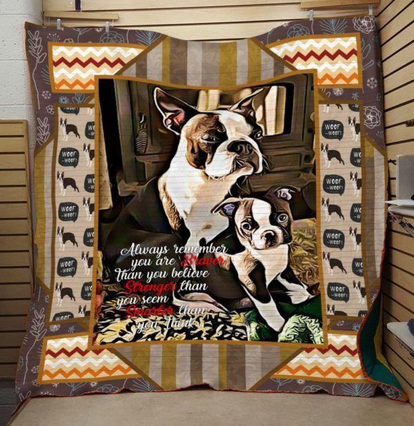 Boston Terrier Quilt Cuppr