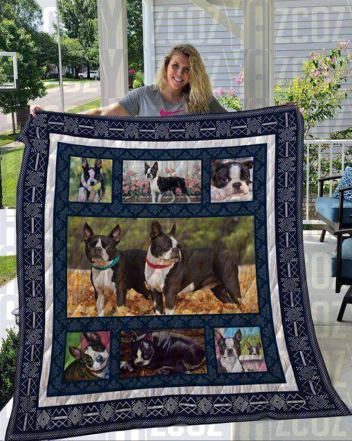 Boston Terrier Quilt Citou