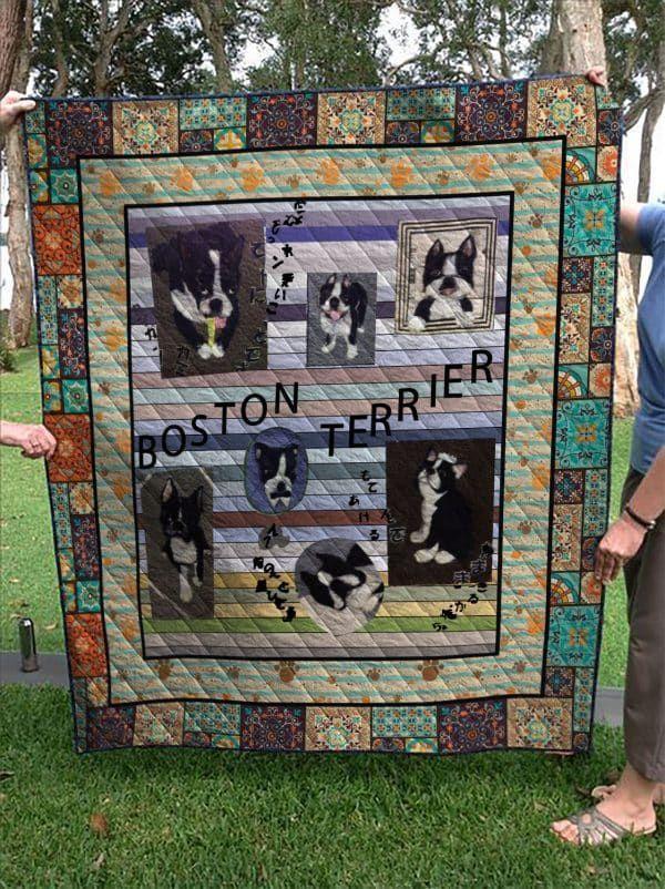 Boston Terrier Quilt Cupnw