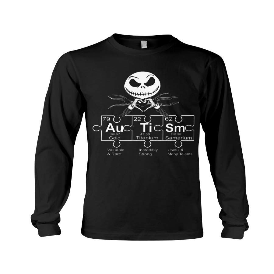 Ghost Au Ti Sm Chemical Formula – Black Unisex Long Sleeve