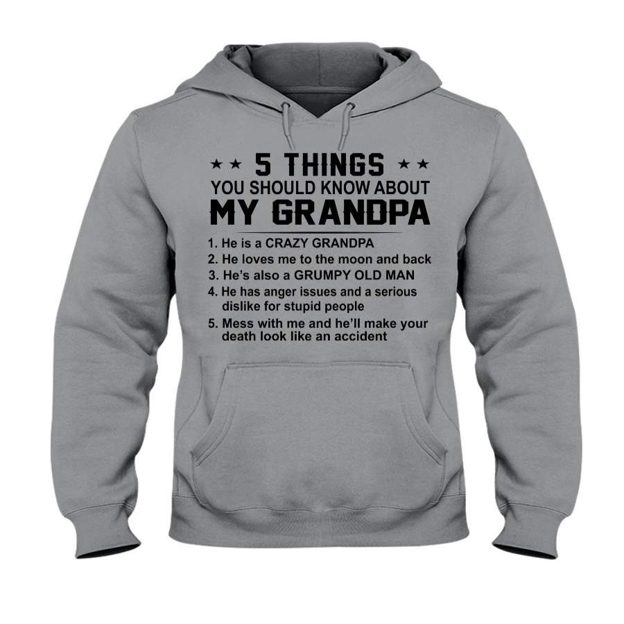 Five Things About My Grumpy Old Man Hoodie