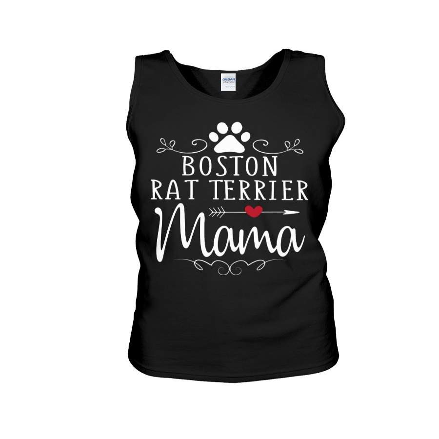 Boston Rat Terrier Mama Gift For Dog Lovers Unisex Tank Top