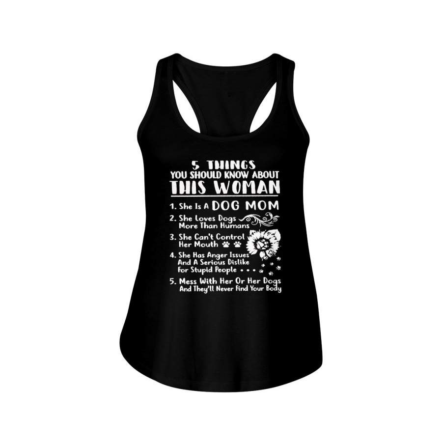 Five Things You Should Know About This Woman Ladies Flowy Tank