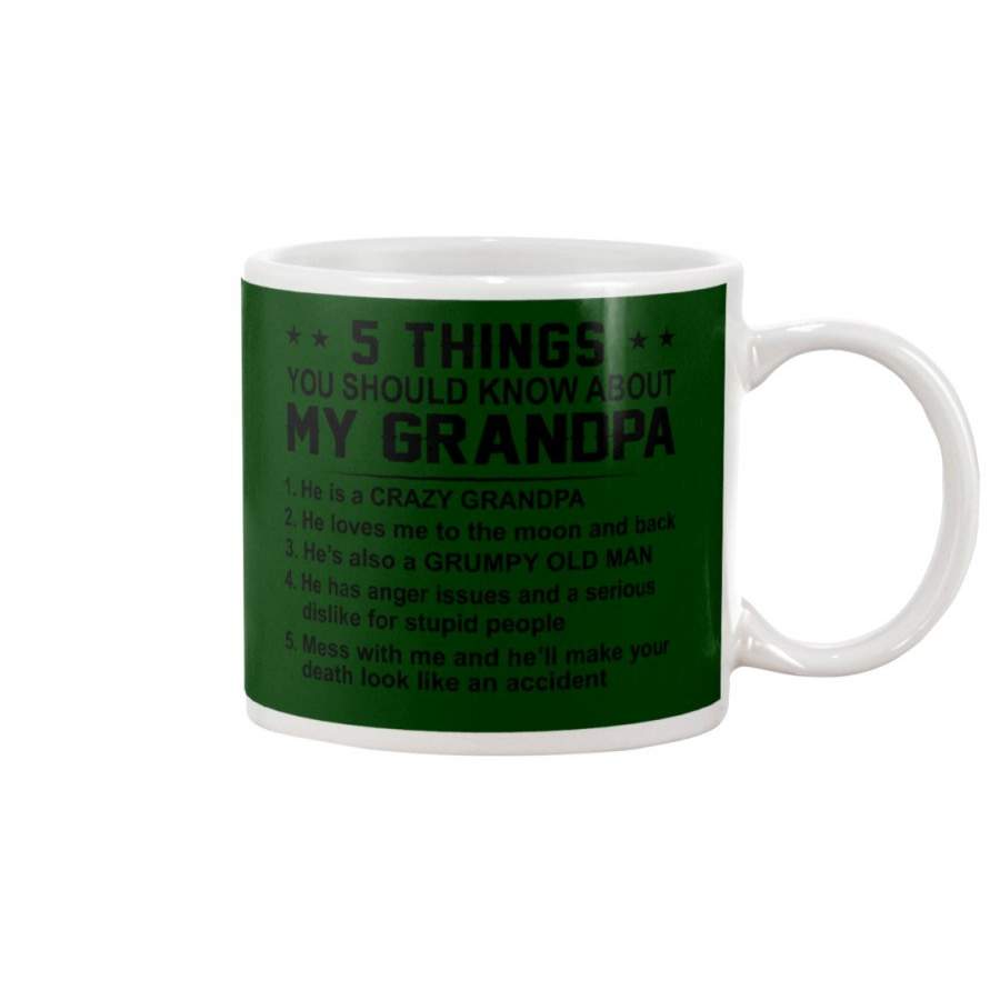 Five Things About My Grumpy Old Man Mug