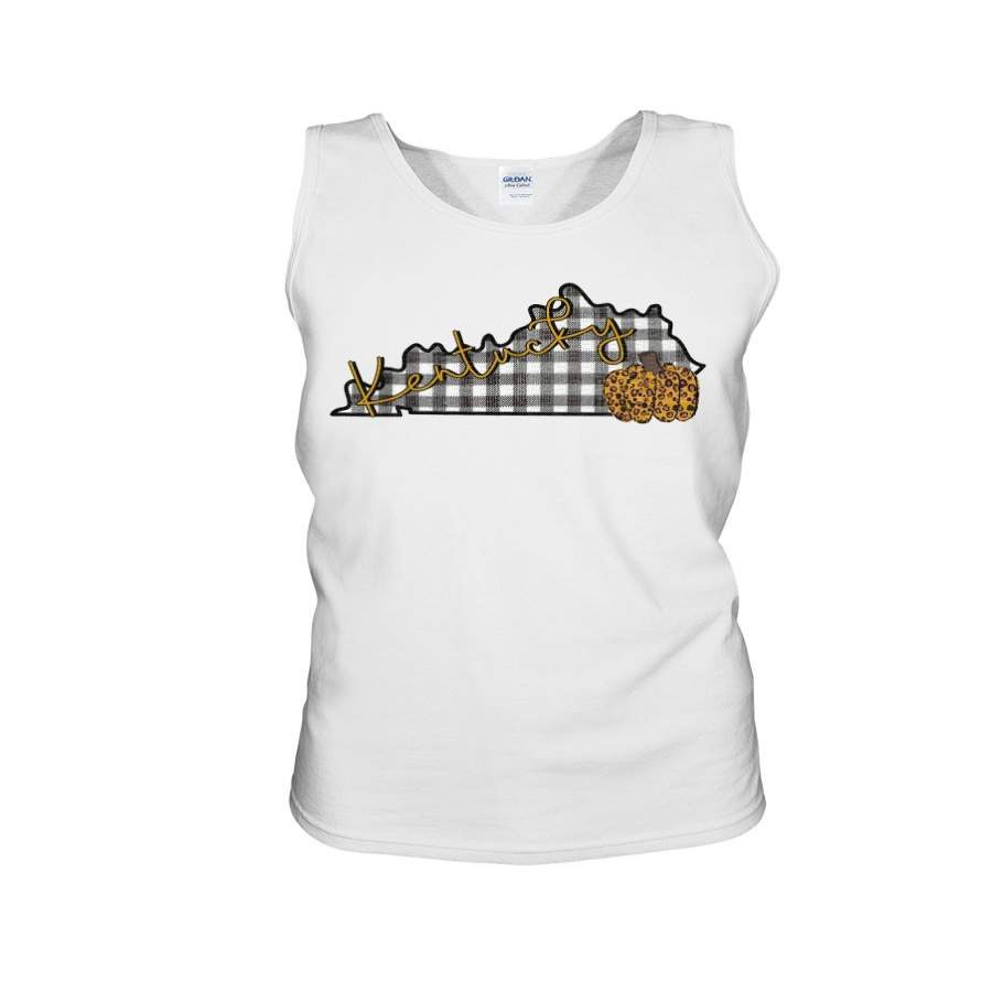 Checked Fall Kentucky Thanksgiving Gift Unisex Tank Top