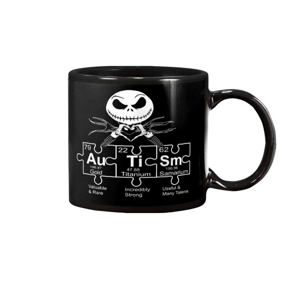 Ghost Au Ti Sm Chemical Formula – Black Mug