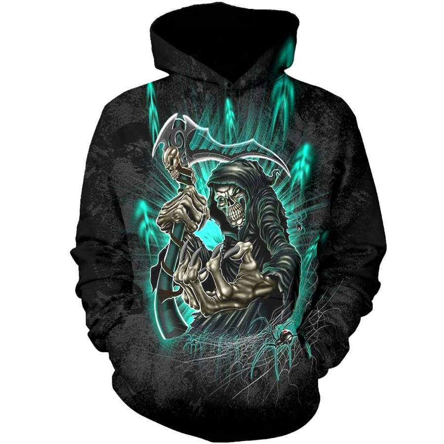 Ghost Skull 3D Hoodies