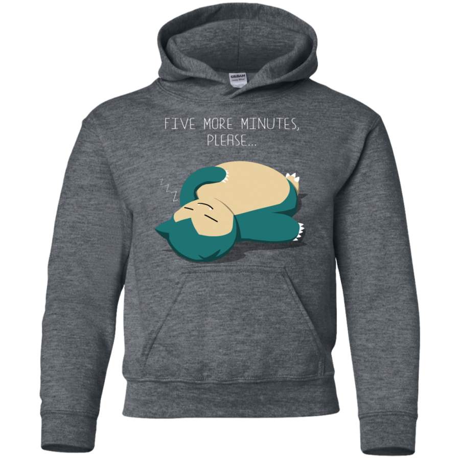 Five more minutes, please… Youth Pullover Hoodie