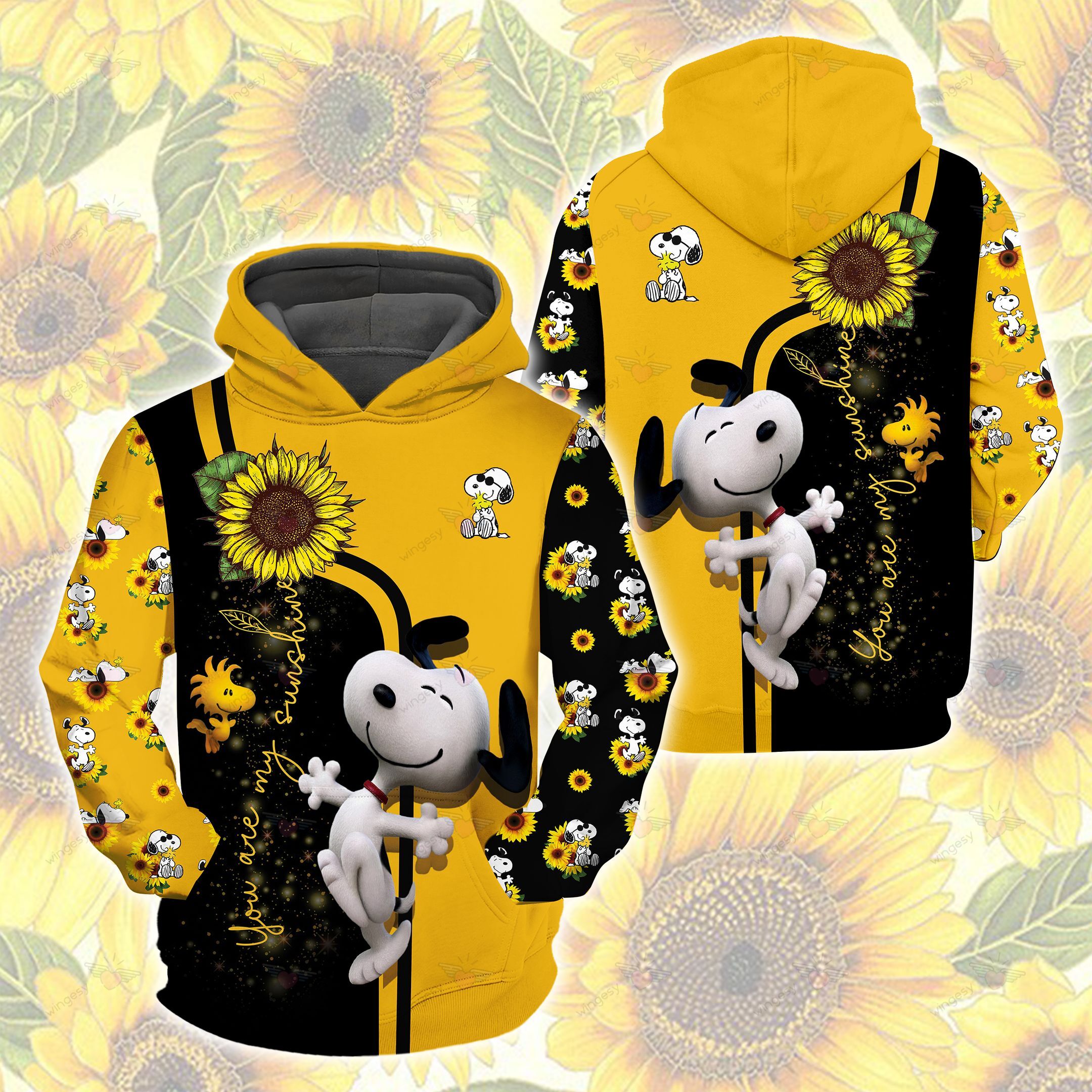 Cartoon Snoopy Sunshine Hoodie-QT101026Ha