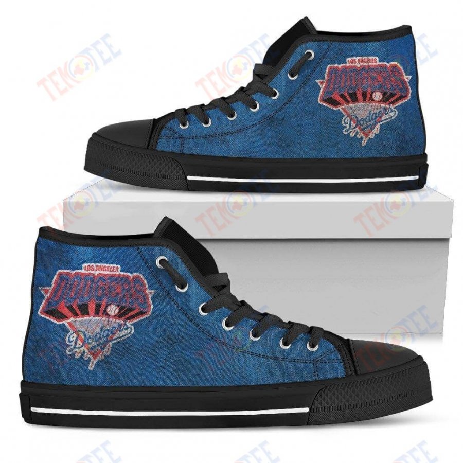 Mens Womens Los Angeles Dodgers High Top Shoes 3D Simple Logoshoes TMT977