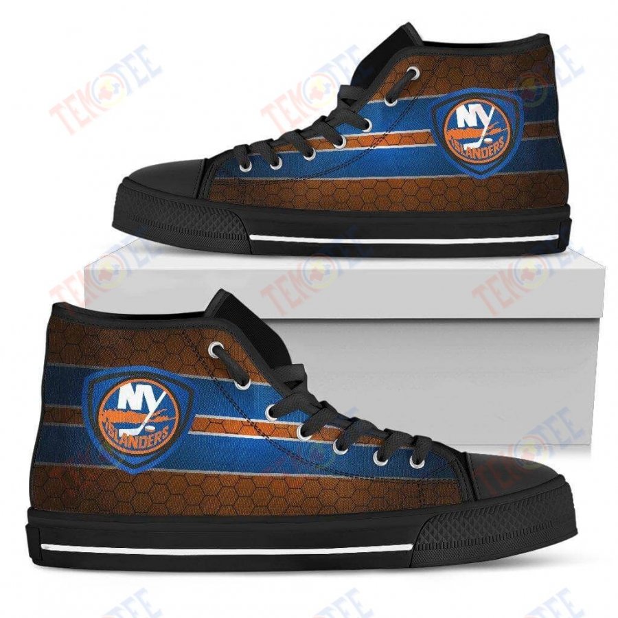 Mens Womens New York Islanders High Top Shoes The Shield Shoes TMT396