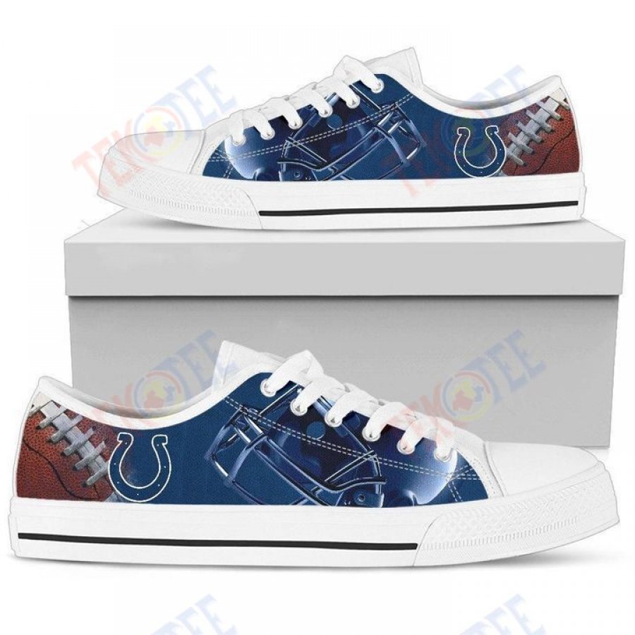 Mens Womens Artistic Scratch Of Indianapolis Colts Low Top Shoes Custom Print Footwear Converse Sneakers TMT912