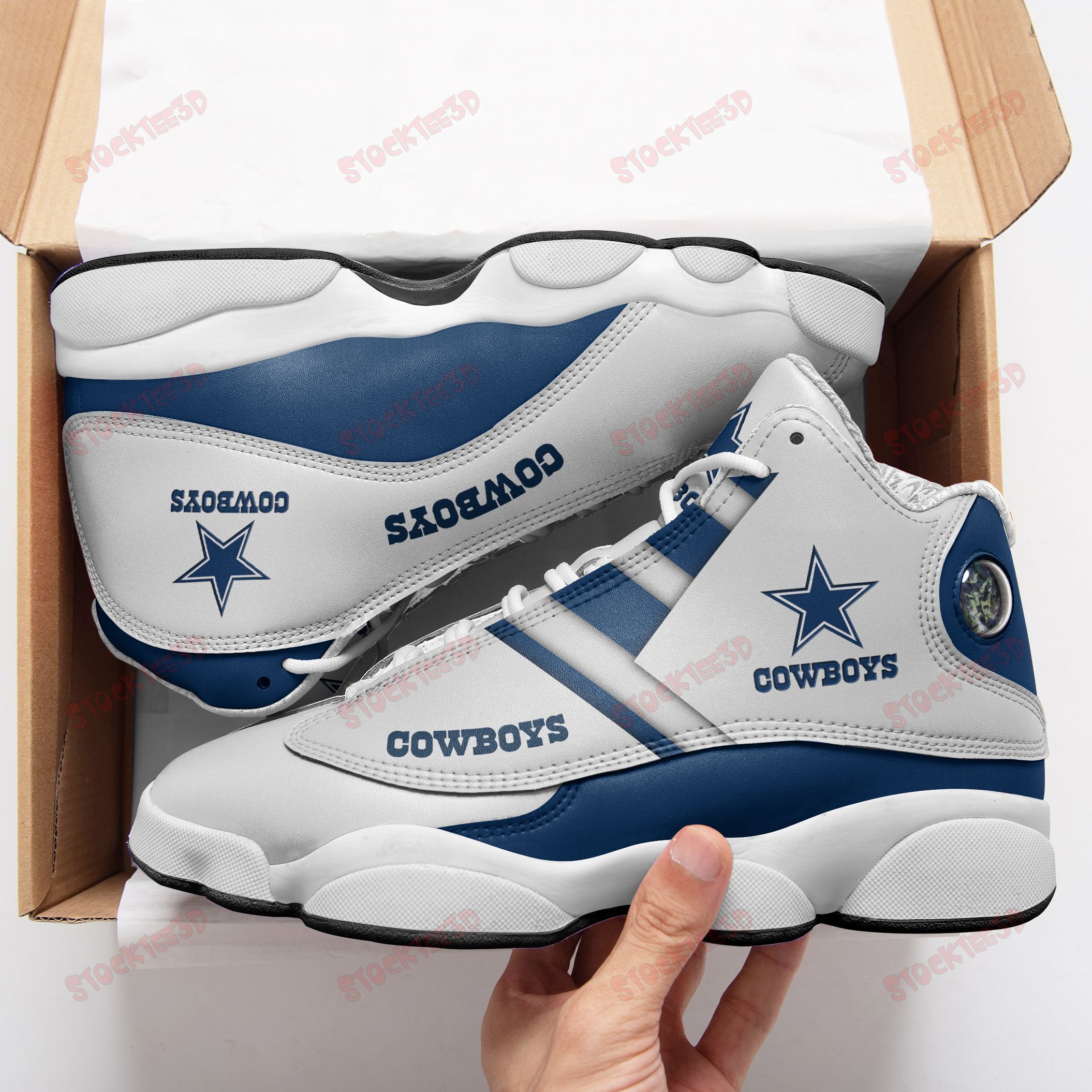 Dallas Cowboys Air Jd13 Sneakers 390