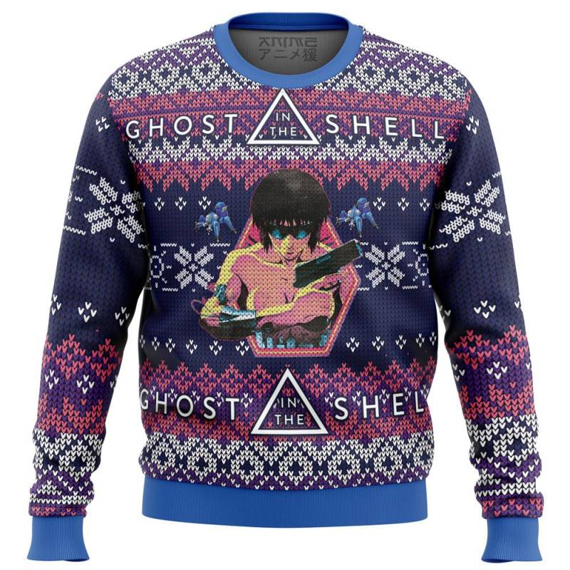 Ghost in the Shell Alt Premium Ugly Christmas Sweater