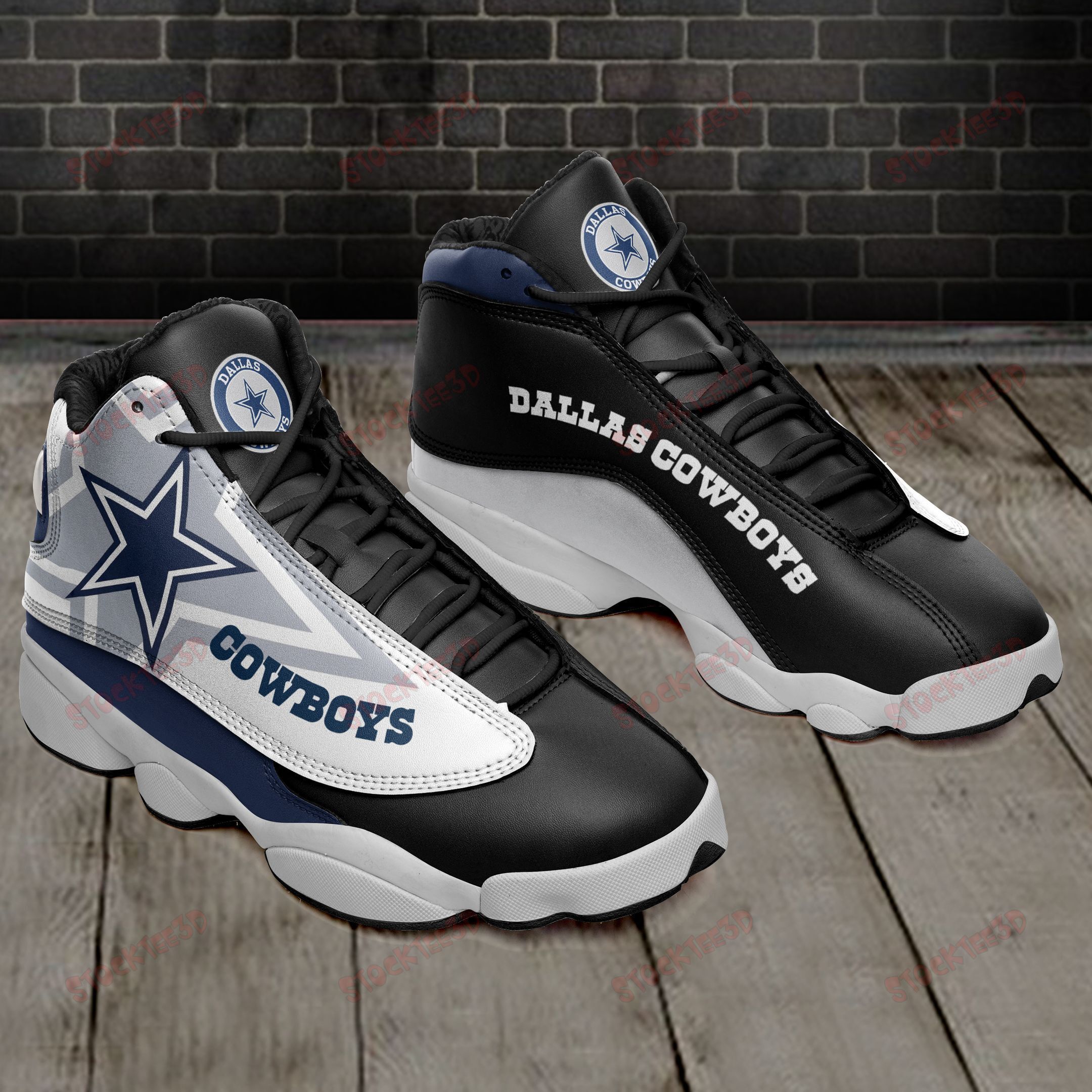 Dallas Cowboys Air Jd13 Sneakers 373