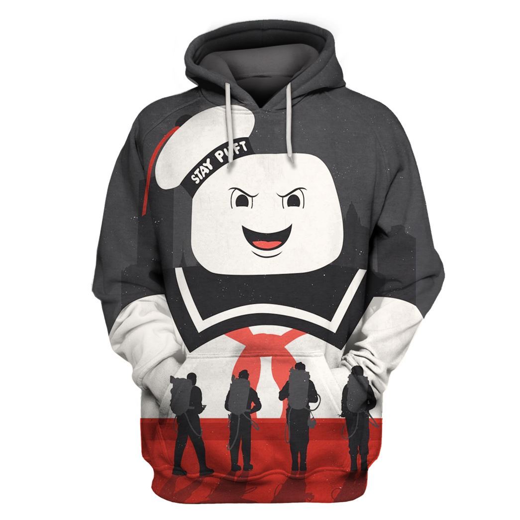 Ghostbusters Stay Puft Marshmallow Man 3D Full Printing Hoodie And T-Shirt