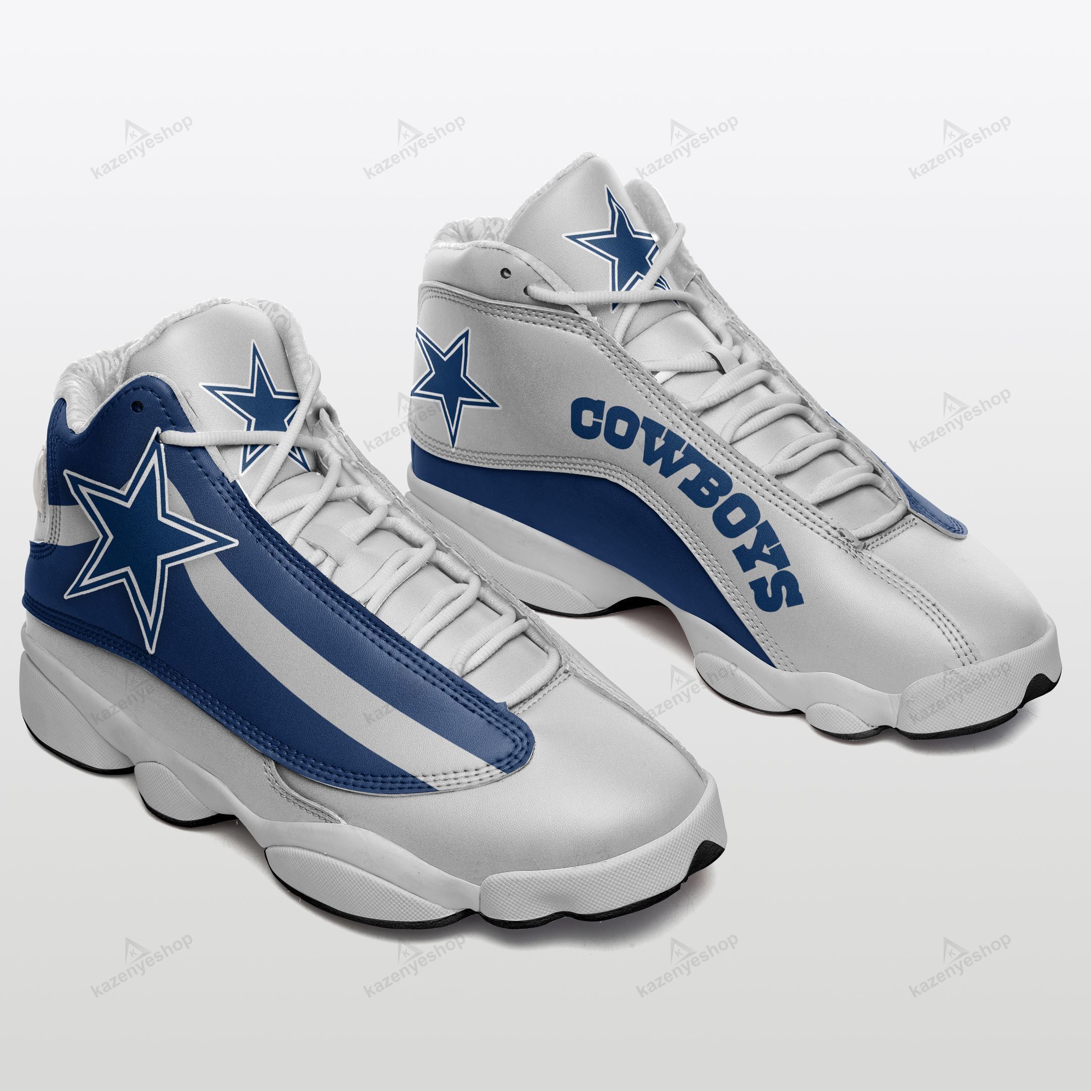 Dallas Cowboys Air Jd13 Sneakers 342