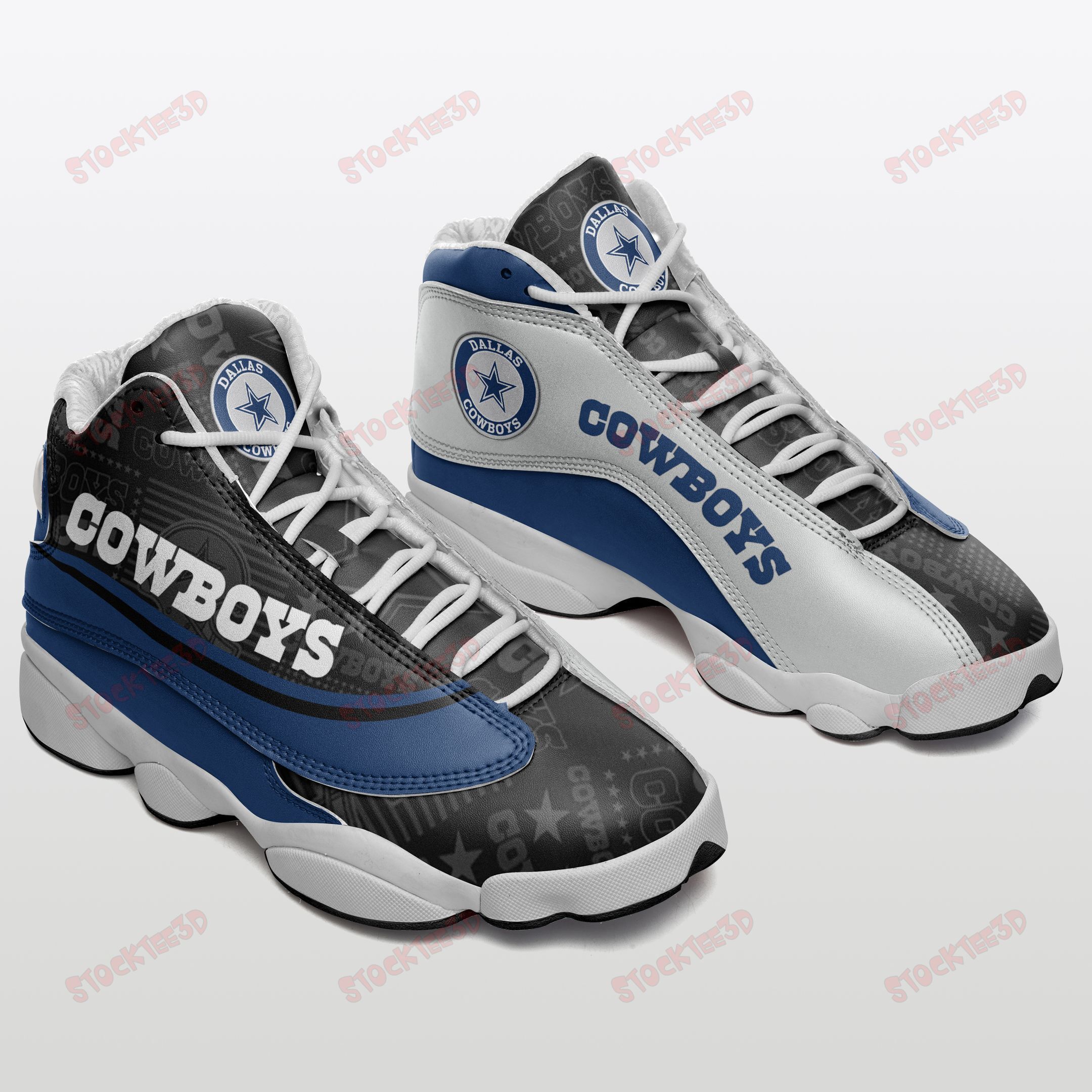 Dallas Cowboys Air Jd13 Sneakers 539