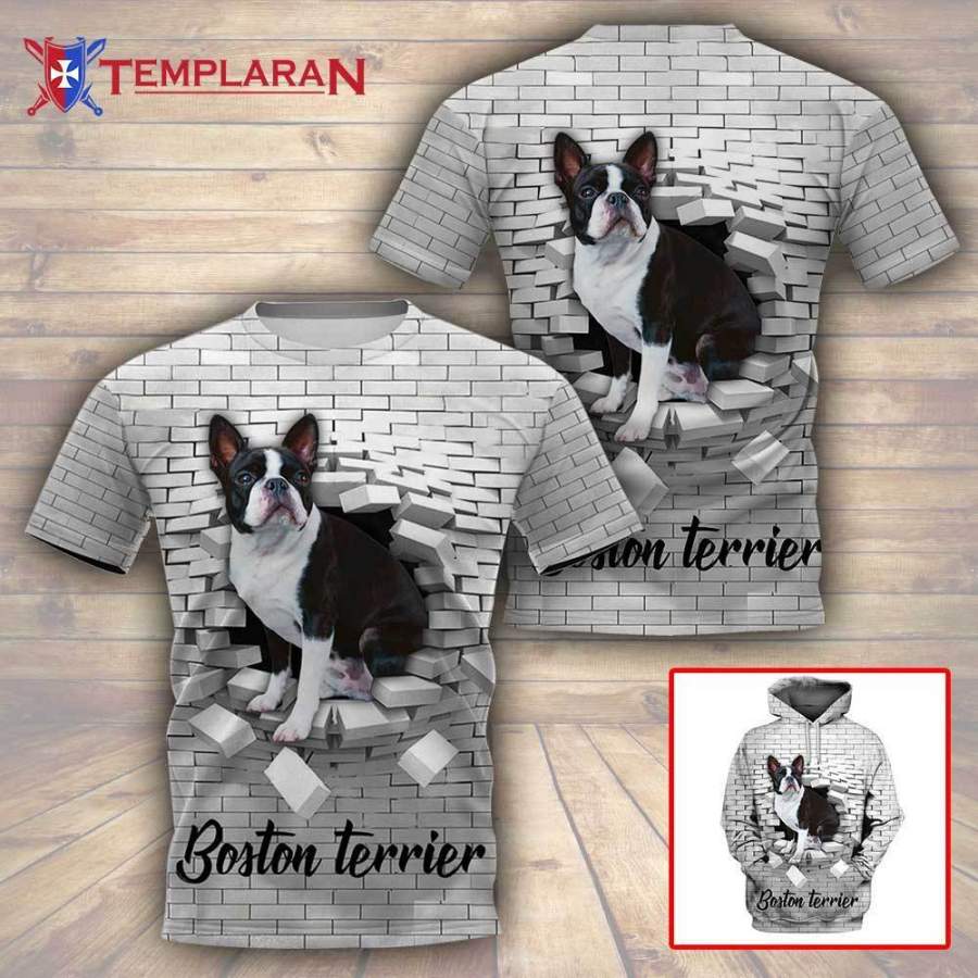 Boston Terrier 3D Full Printing Shirt Limited Edition