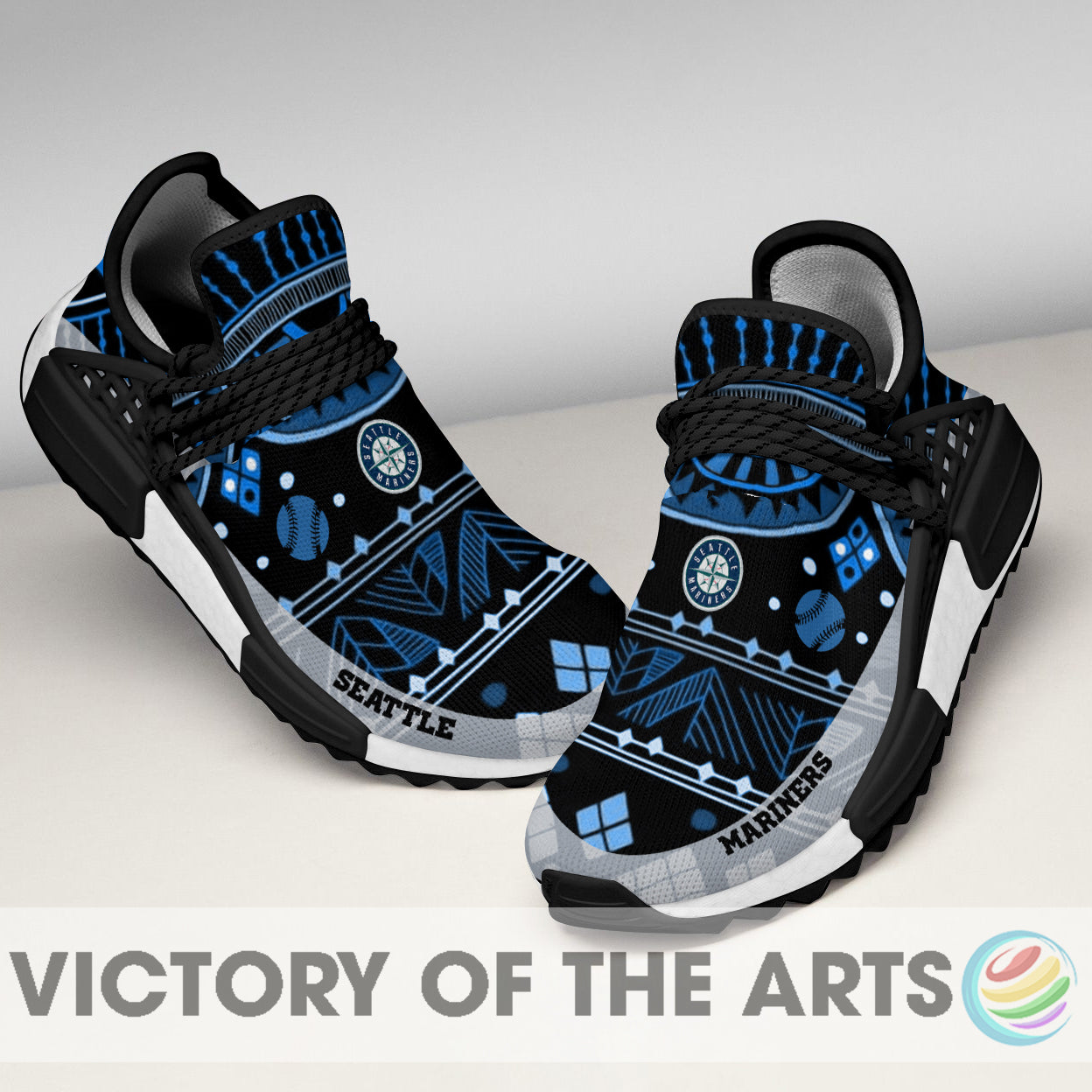 Amazing Pattern Human Race Seattle Mariners Shoes For Fans