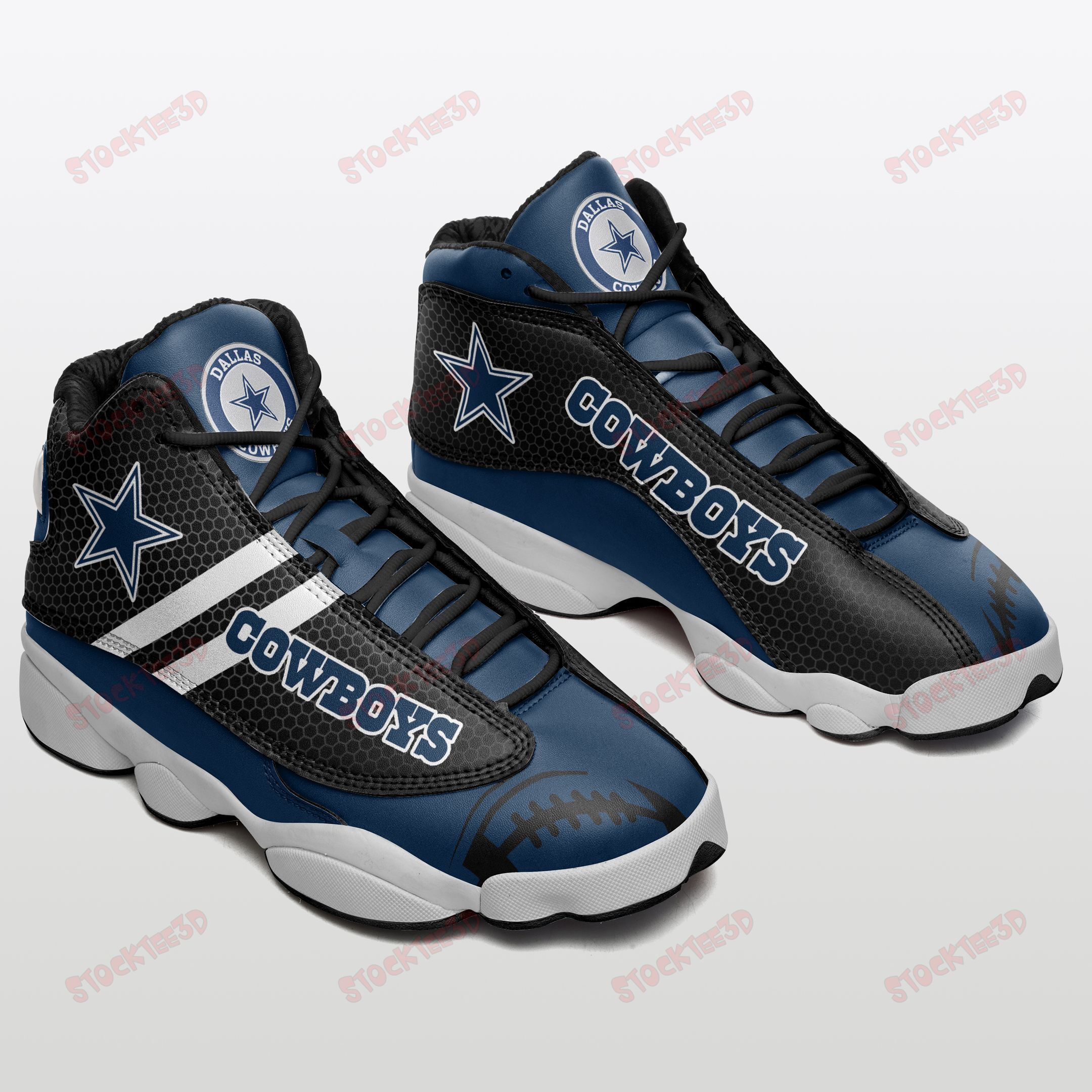 Dallas Cowboys Air Jd13 Sneakers 536