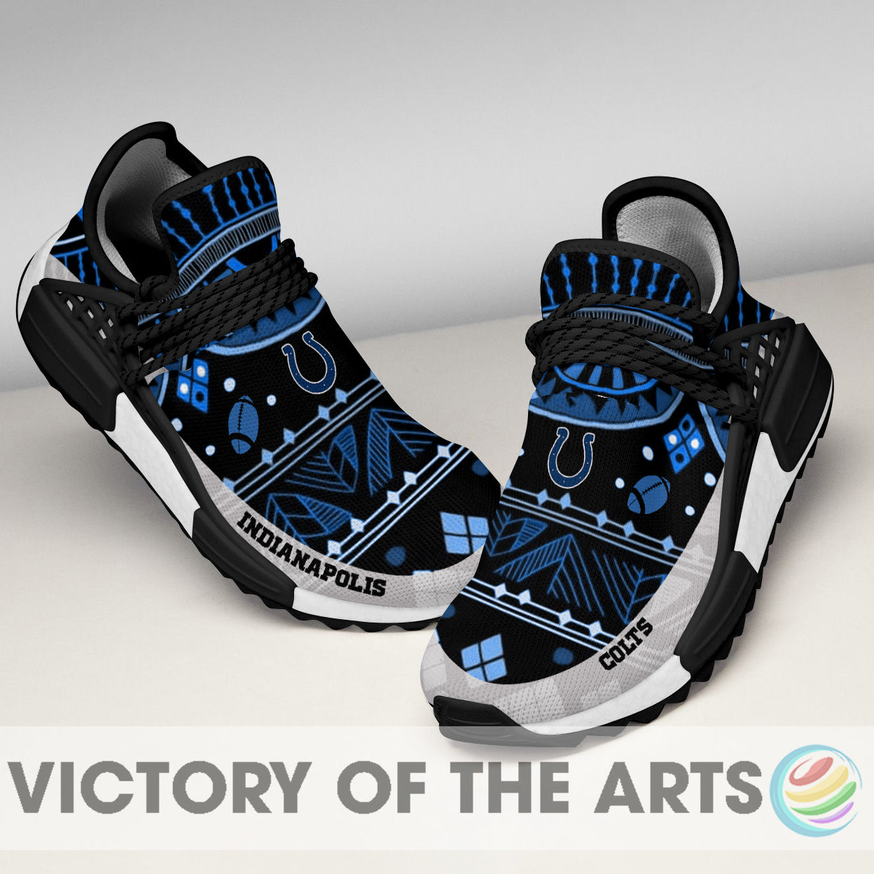 Amazing Pattern Human Race Indianapolis Colts Shoes For Fans