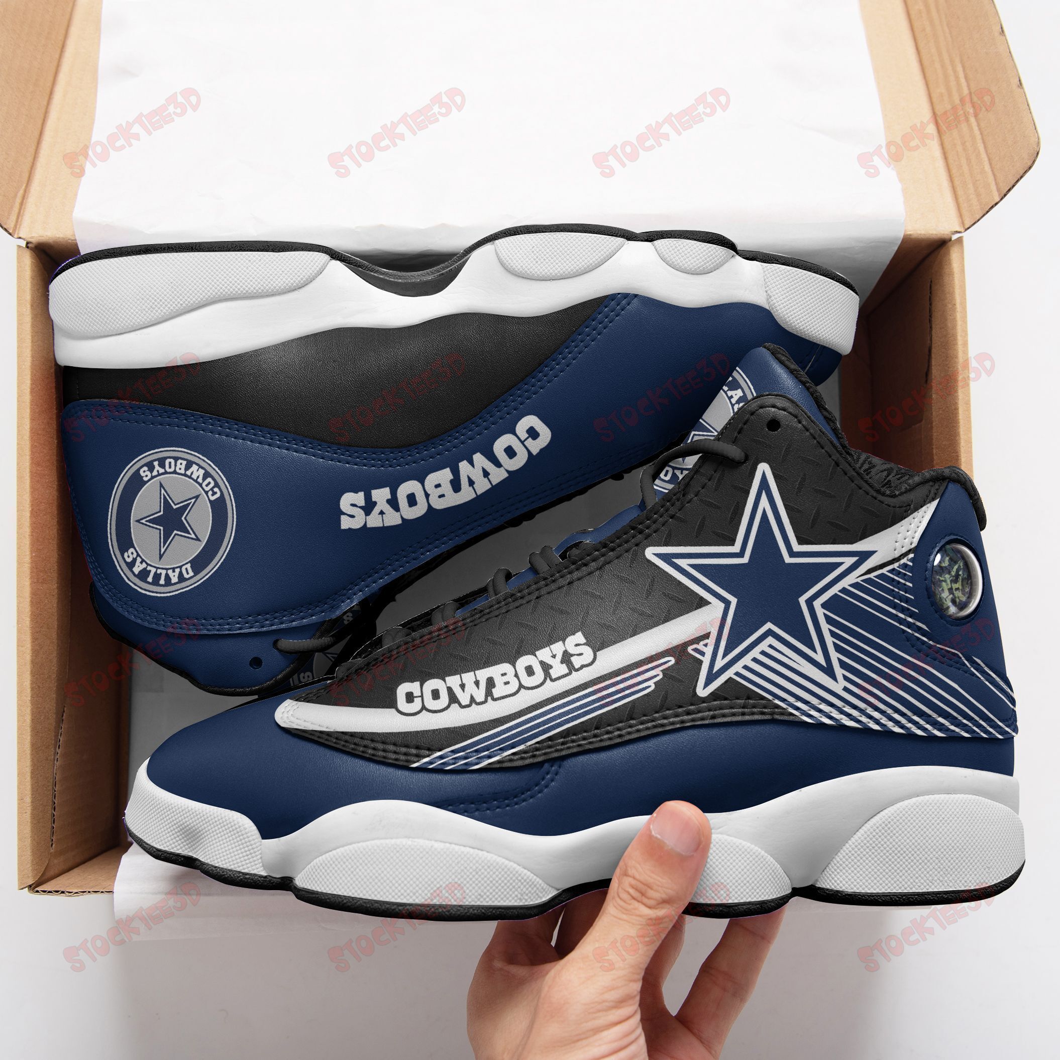 Dallas Cowboys Air Jd13 Sneakers 604