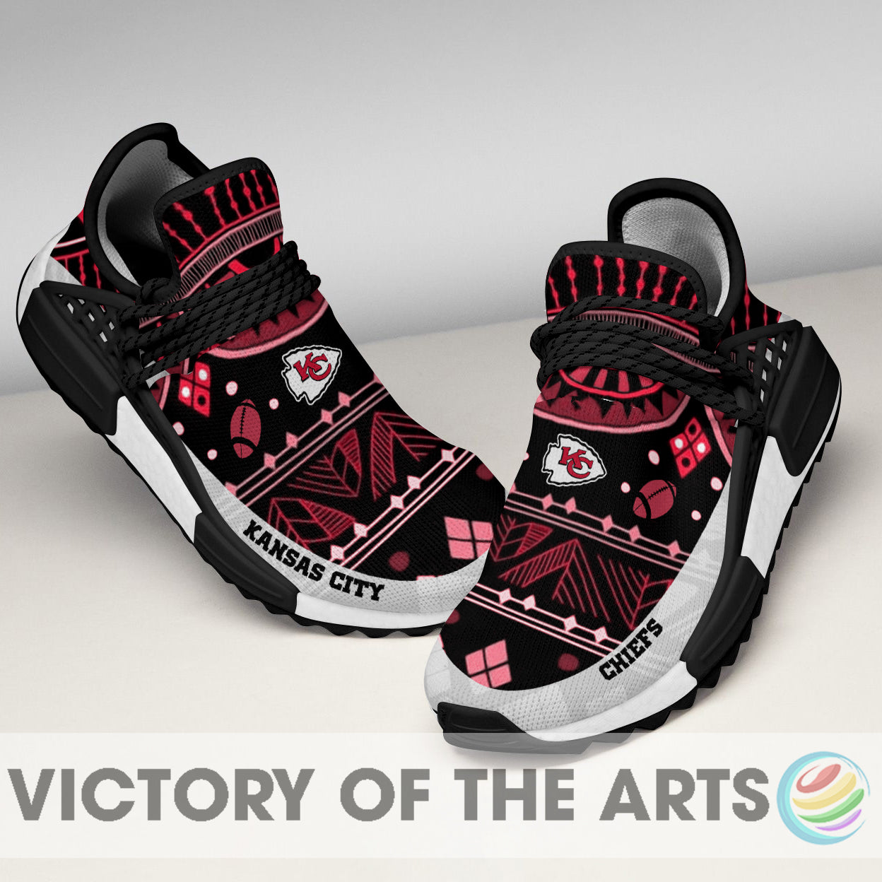 Amazing Pattern Human Race Kansas City Chiefs Shoes For Fans