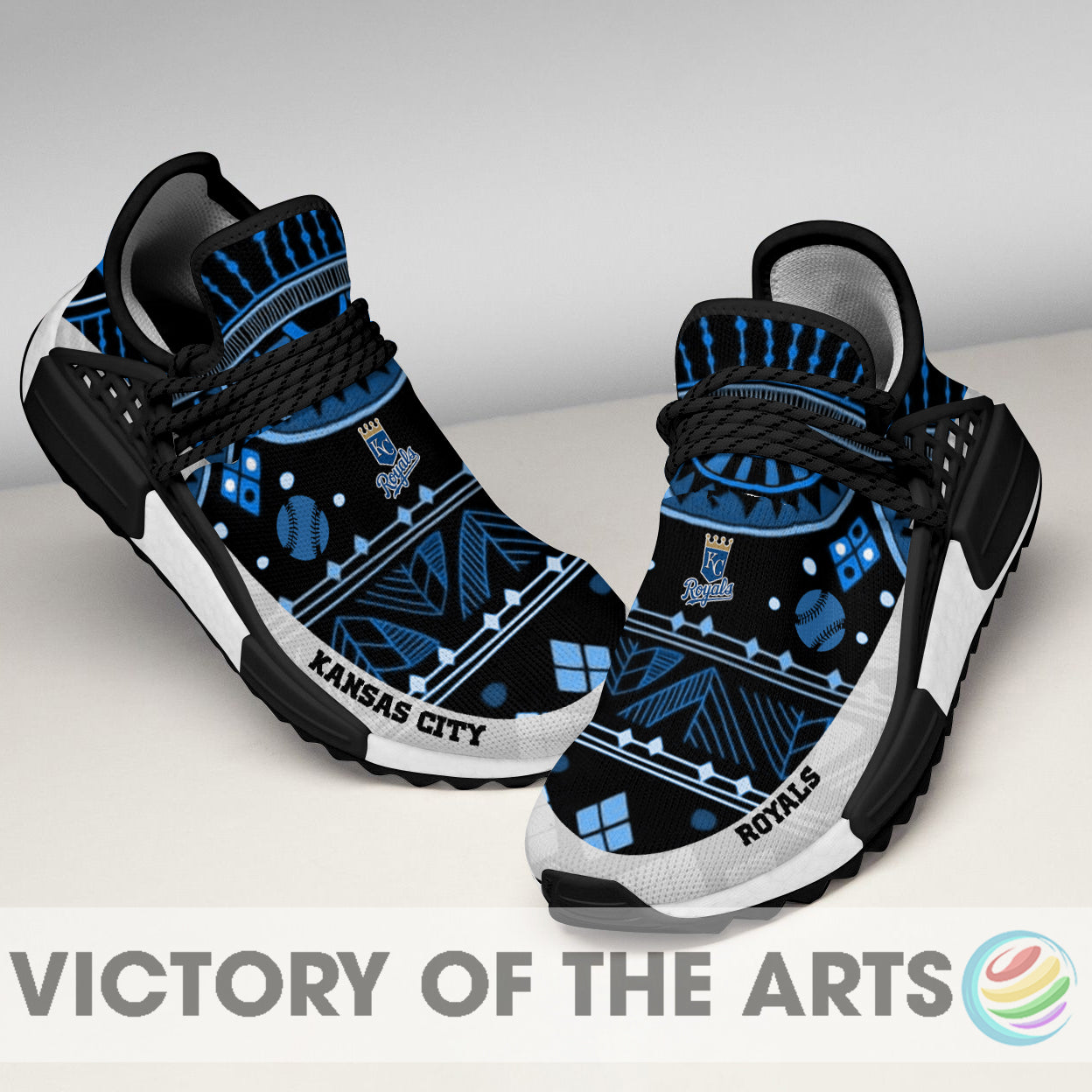 Amazing Pattern Human Race Kansas City Royals Shoes For Fans