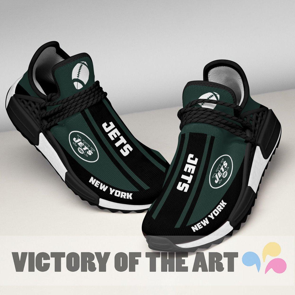 Fashion New York Jets Human Race Shoes