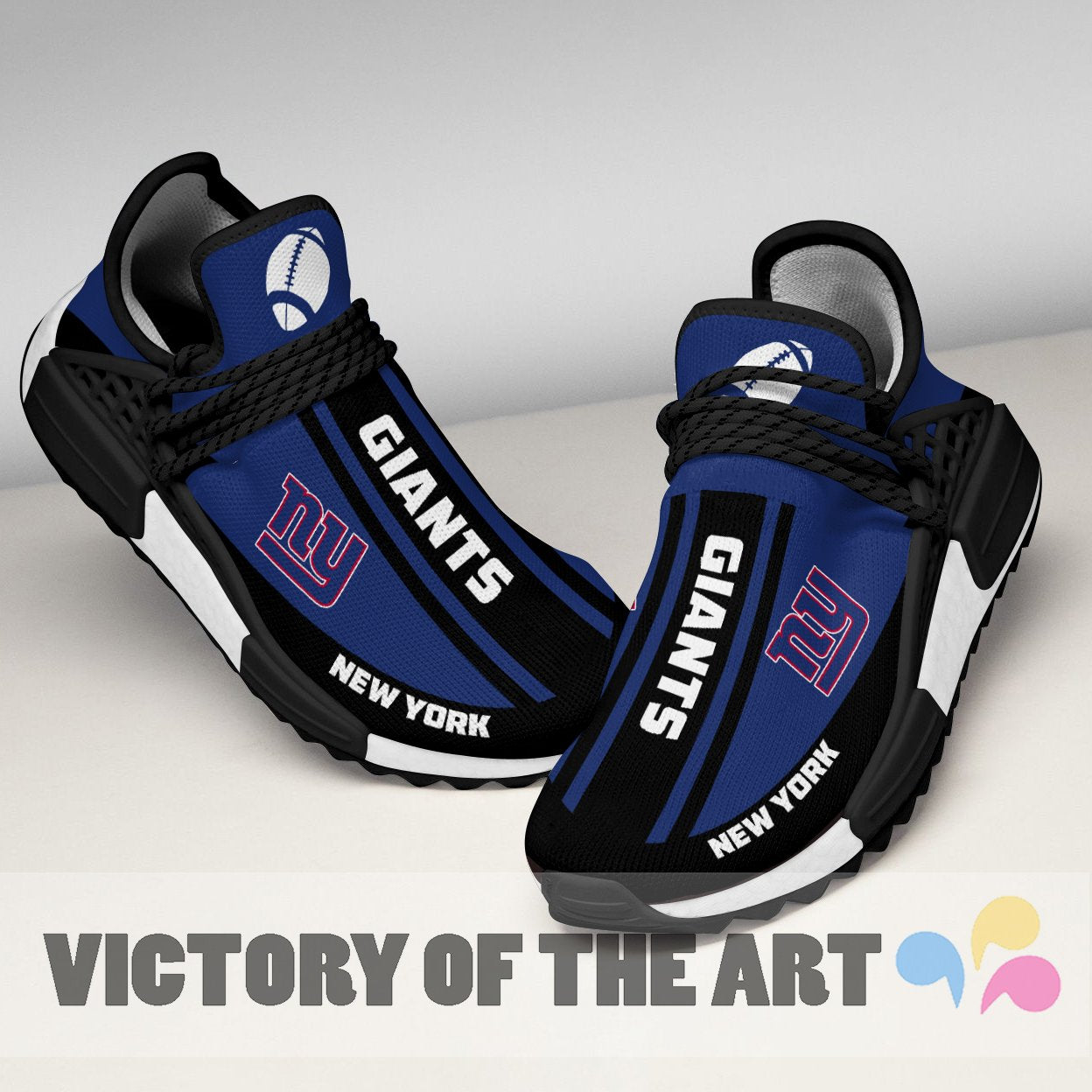 Fashion New York Giants Human Race Shoes