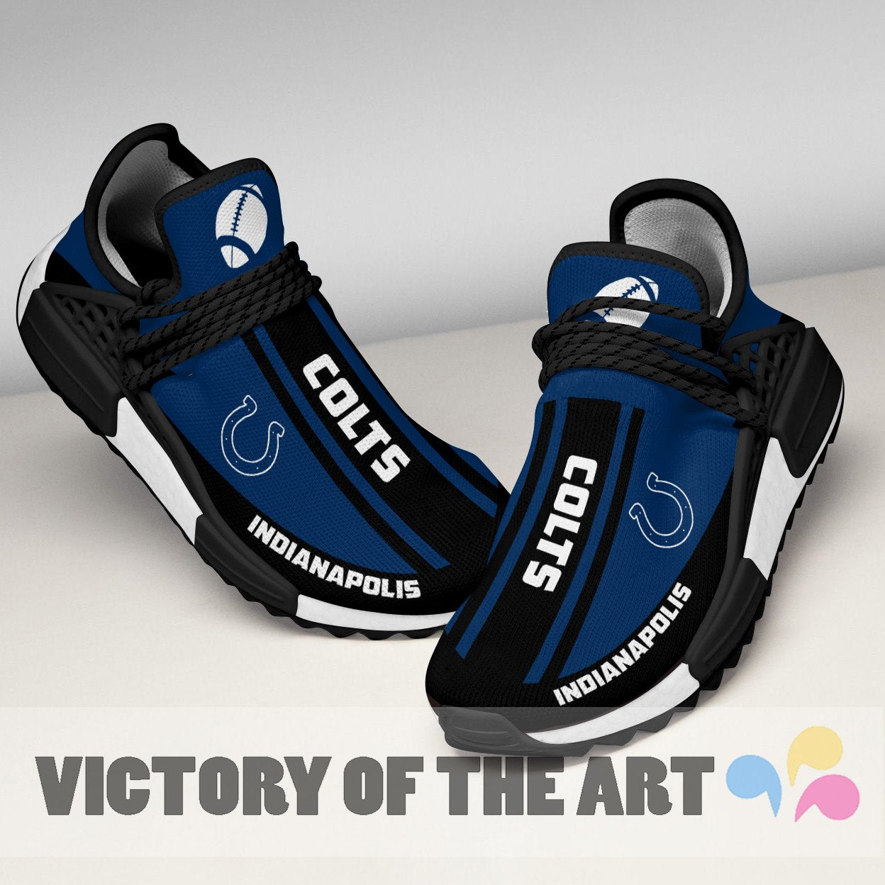 Fashion Indianapolis Colts Human Race Shoes