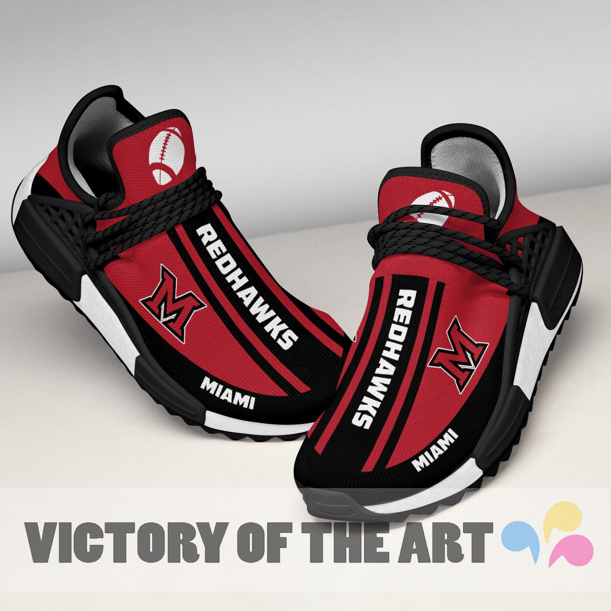 Fashion Miami Redhawks Human Race Shoes