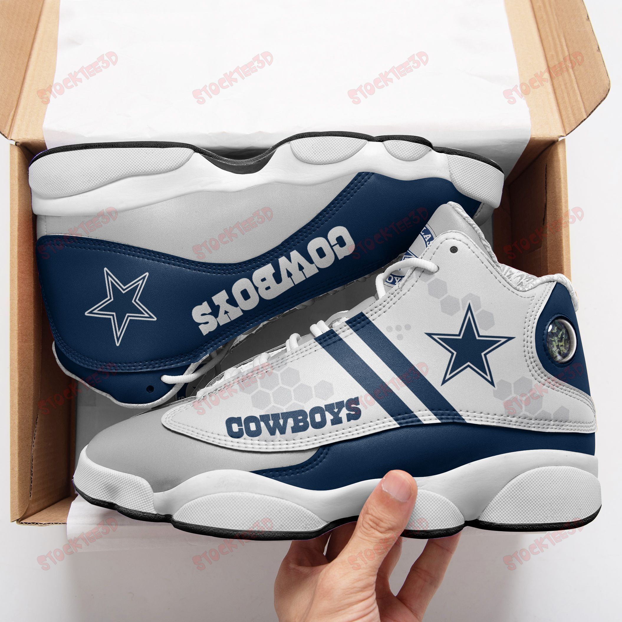 Dallas Cowboys Air Jd13 Sneakers 661