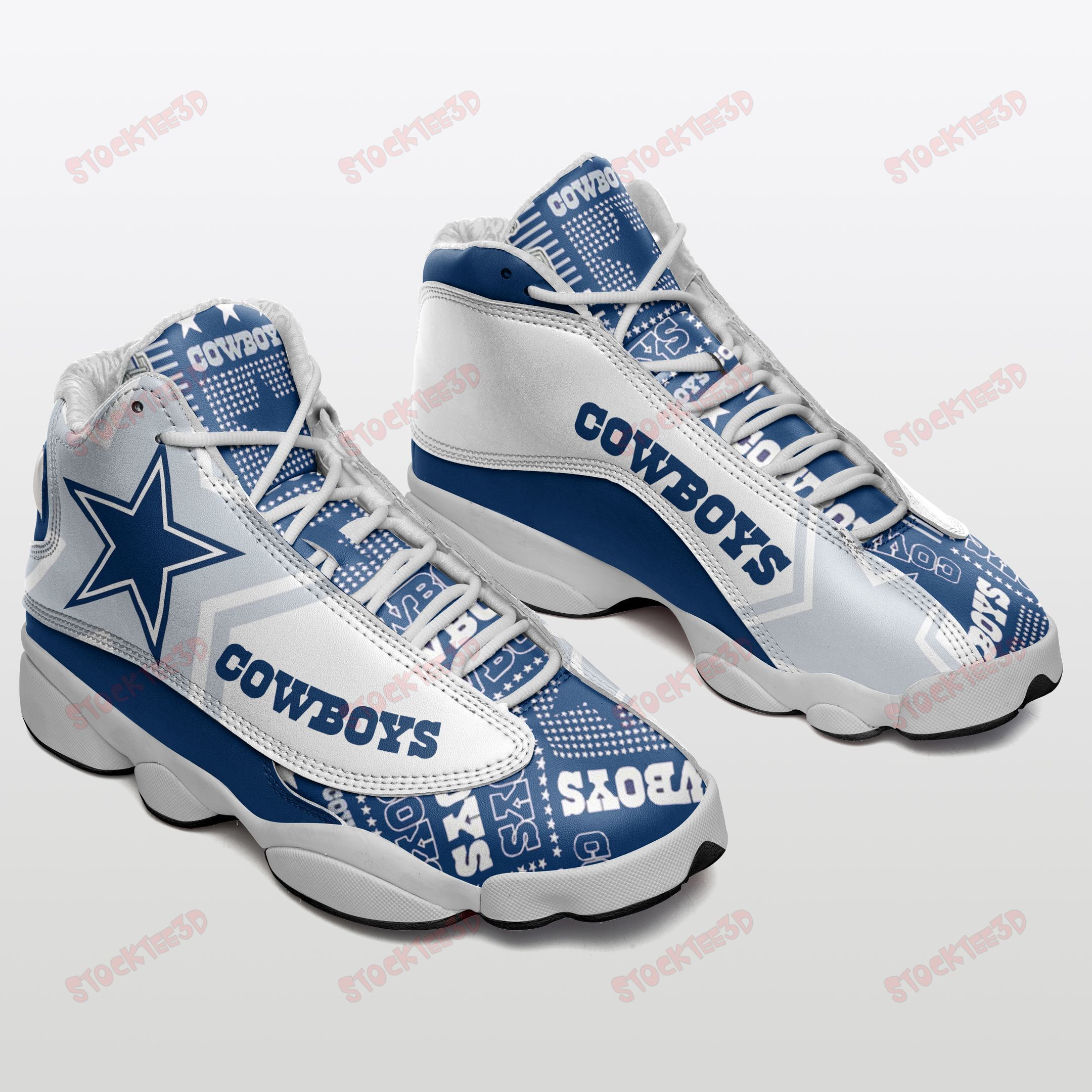 Dallas Cowboys Air Jd13 Sneakers 596