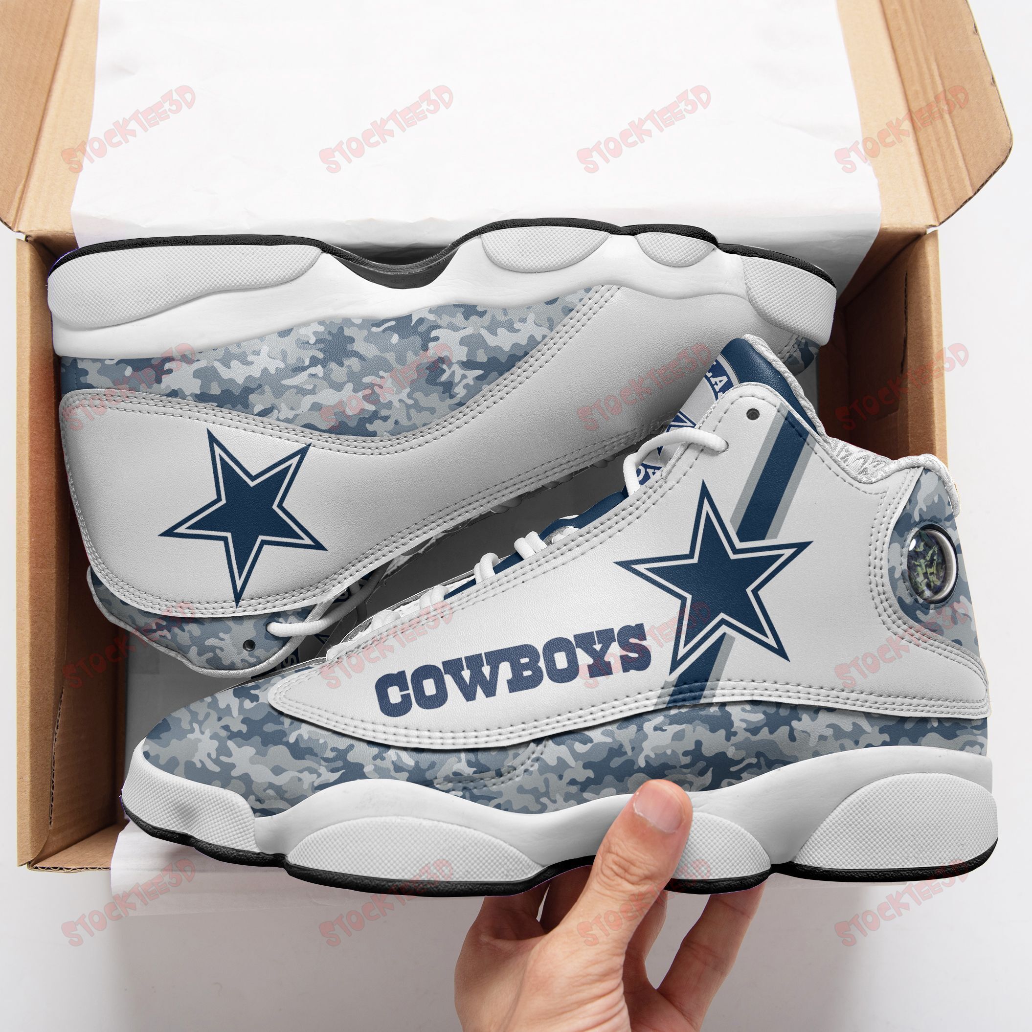 Dallas Cowboys Air Jd13 Sneakers 629