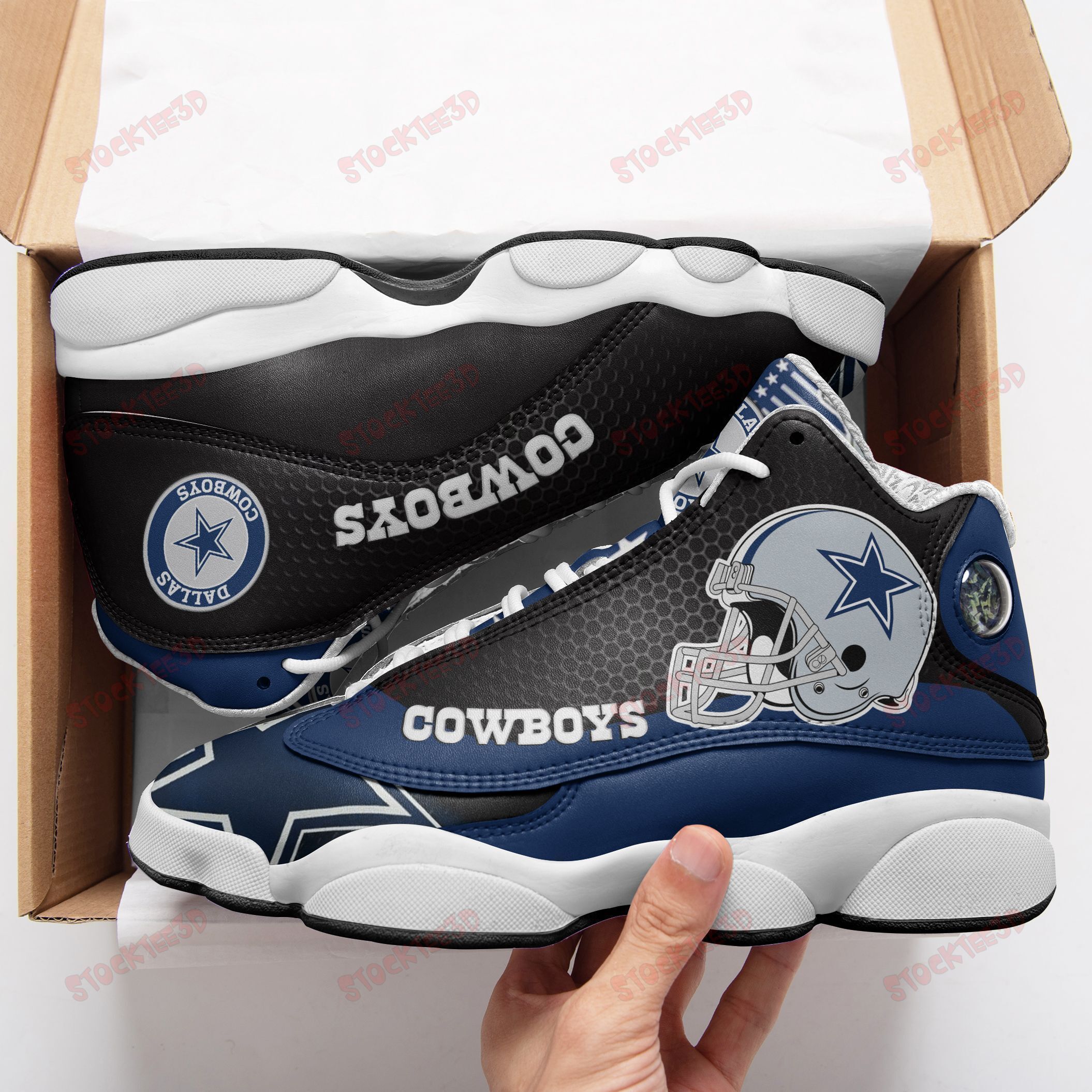 Dallas Cowboys Air Jd13 Sneakers 565