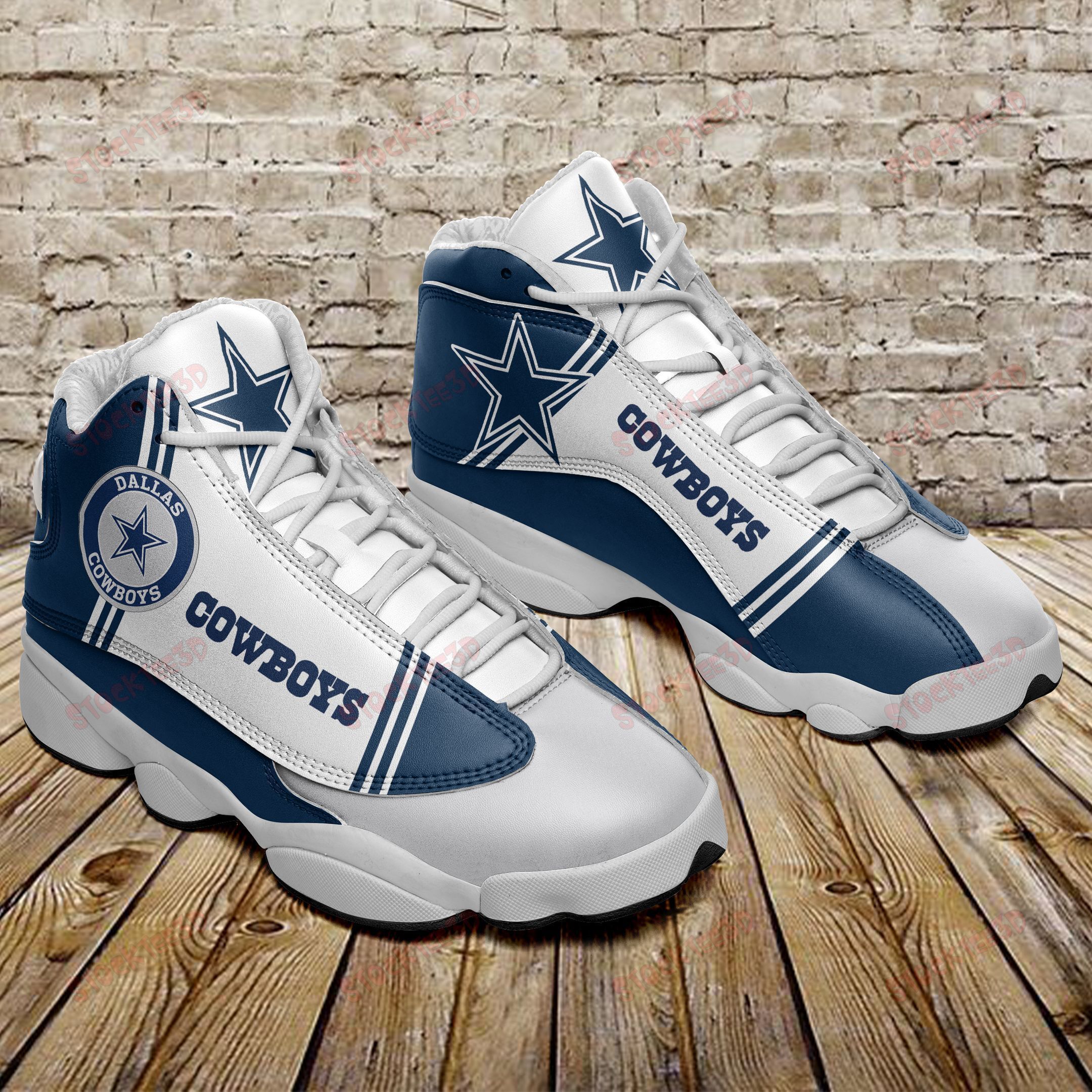 Dallas Cowboys Air Jd13 Sneakers 520