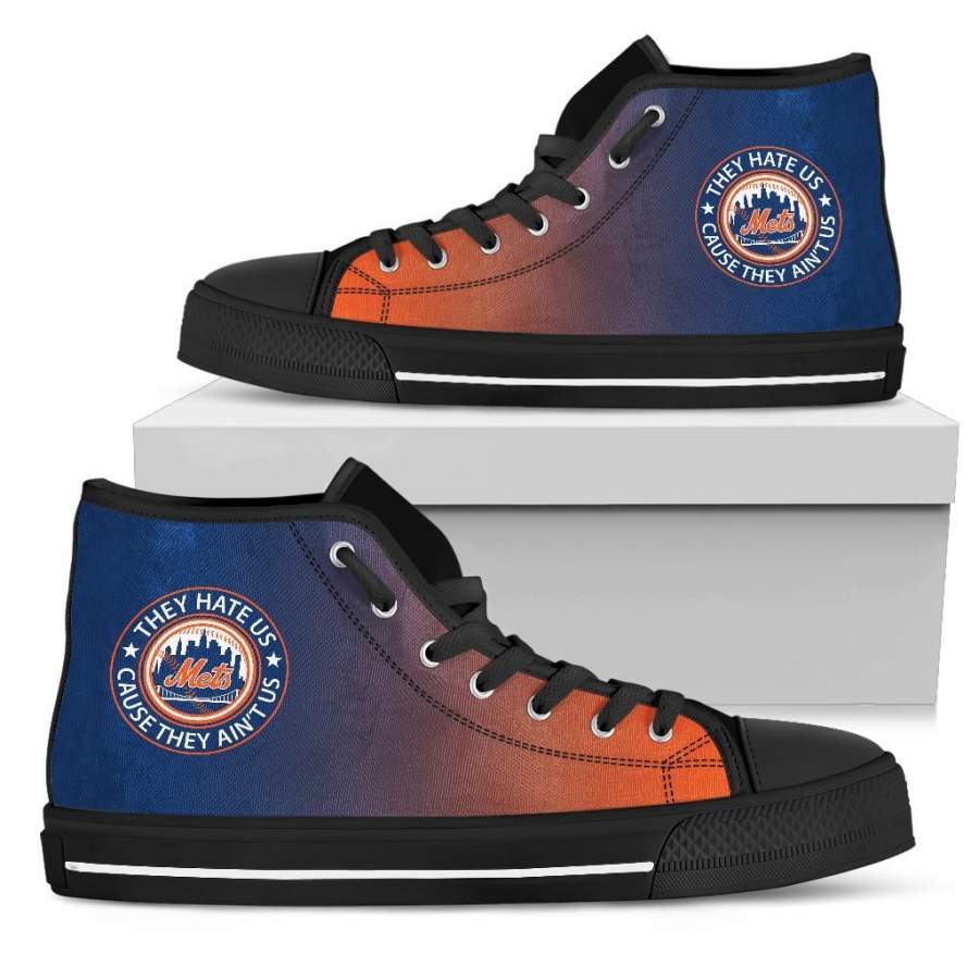 Cool They Hate Us Cause They Ain’t Us New York Mets High Top Shoes