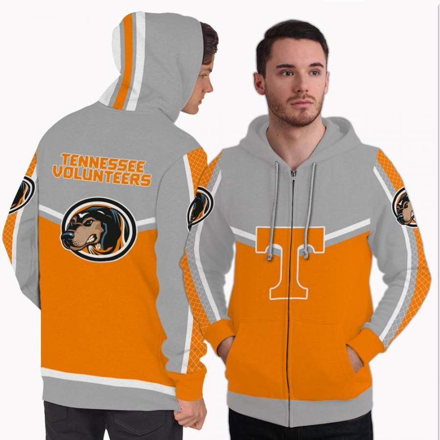 Colorful Gorgeous Fitting Tennessee Volunteers Zip Hoodie