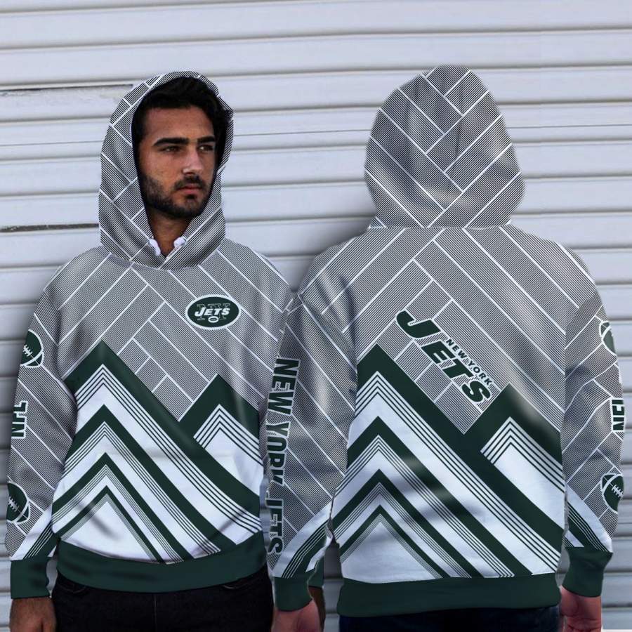 Fashion Cross Line?New York Jets Hoodie