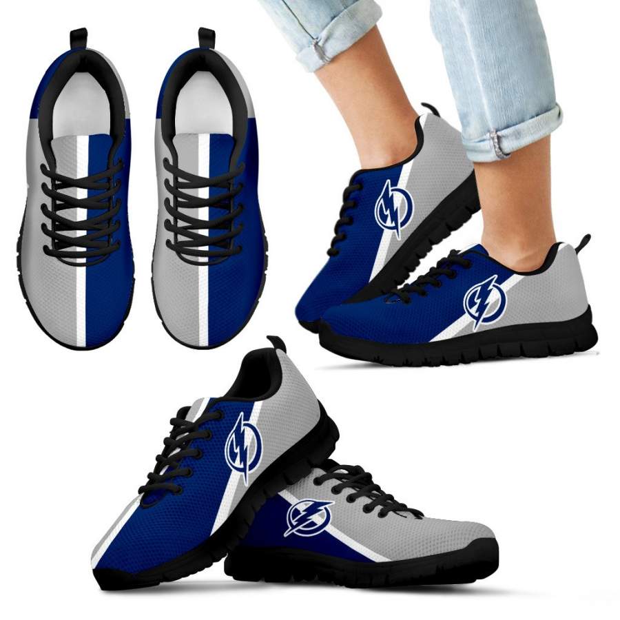 Dynamic Aparted Colours Beautiful Logo Tampa Bay Lightning Sneakers