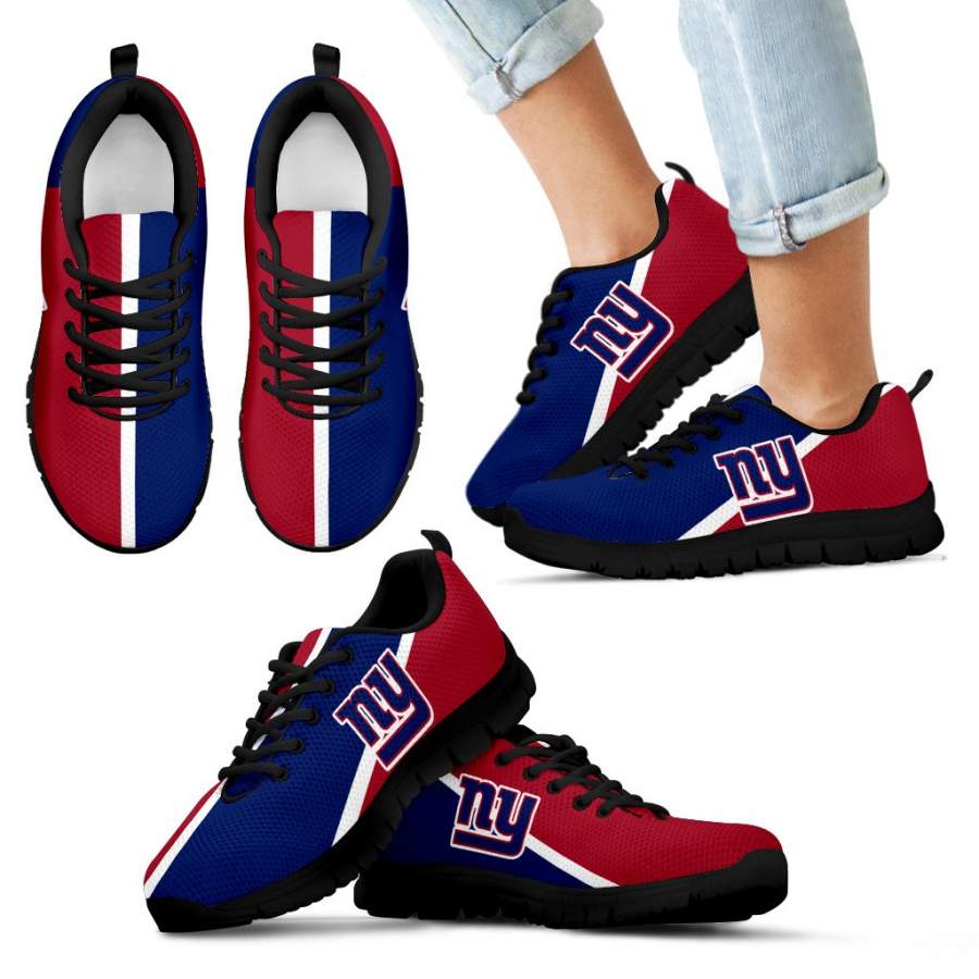 Dynamic Aparted Colours Beautiful Logo New York Giants Sneakers