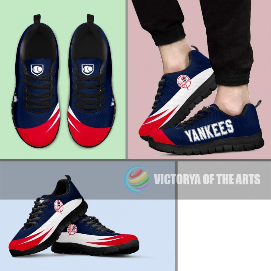 Awesome Gift Logo New York Yankees?Sneakers